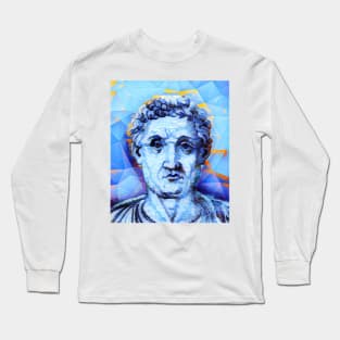 Anicius Manlius Severinus Boethius Portrait | Boethius Artwork | Anicius Manlius Severinus Boethius Painting 14 Long Sleeve T-Shirt